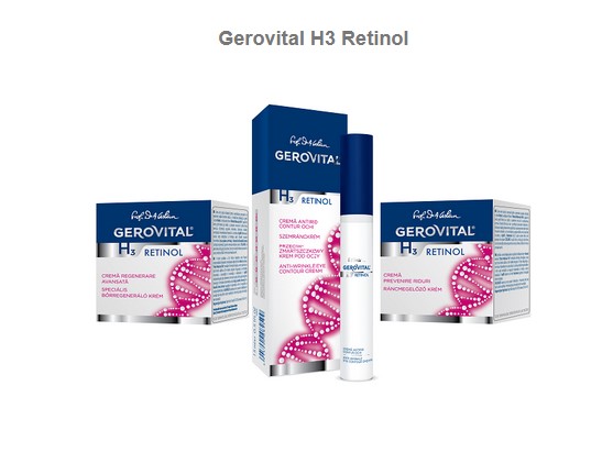 Gerovital H3 Classic Retinol sorozata bemutatkozik